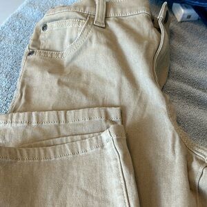Tan jeans barely worn